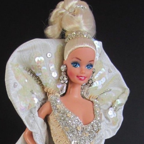 Bob Mackie Platinum 1991 Barbie in Box